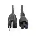 Cable De Poder Tipo Trebol ,pc,imprsora,tv
