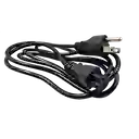 Cable De Poder Tipo Trebol ,pc,imprsora,tv