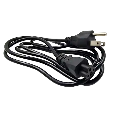 Cable De Poder Tipo Trebol ,pc,imprsora,tv