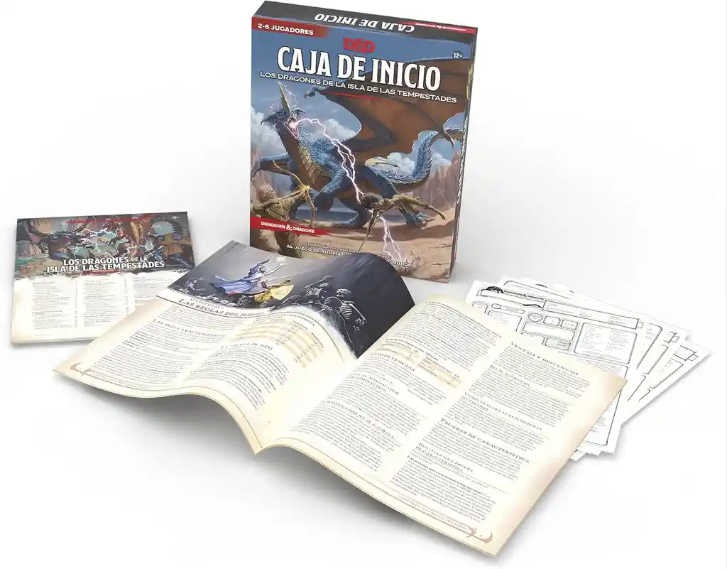 Juego De Mesa Caja De Inicio Dragones De La Isla Para Adultos