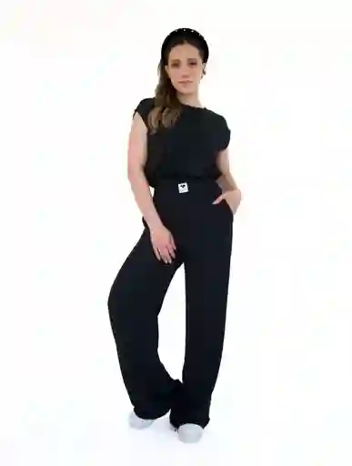 Set Para Mujer Pantalón Y Blusa Mangas Negro The Lover S