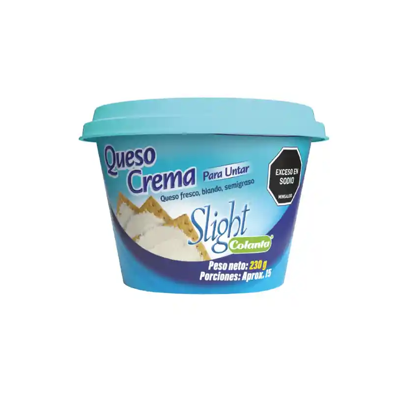 Queso Crema Slight X 230 G