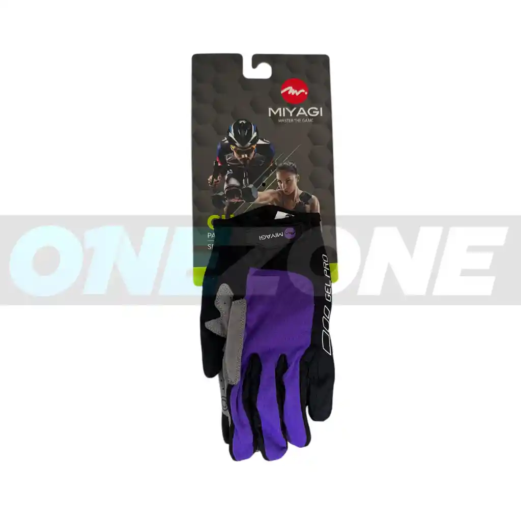 Guantes Miyagi Ciclismo, Fitness, Gym, Training, M051777/ Morado-talla: S