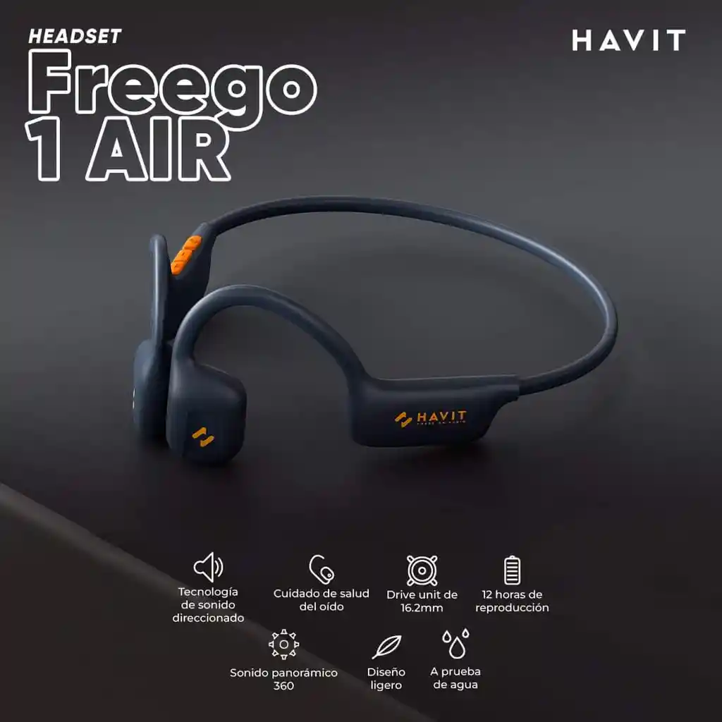 Auriculares Bluetooth Conducción Aérea Havit Freego1 Air