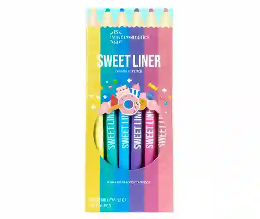 Lapiz Delineador Sweet Liner Miis Cosmetics X6