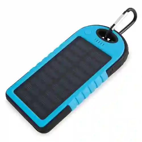 Cargador Solar 12000mah Power Bank Linterna Y Dos Puesto Spw01