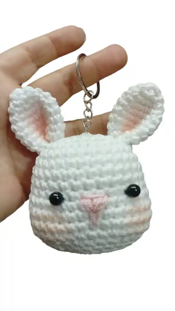 Amigurumi Coneja Muñeco Llavero Coneja Detalle