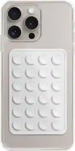 Adhesivo Silicona De Succion Para Celular Blanco