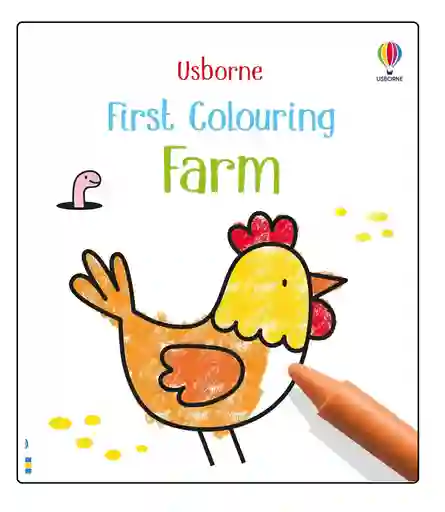 Libro Actividades De Color Y Diversión En La Granja Niños