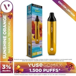 Vape Vuse Go Max Sunshine Orange 1500 Puffs 3%