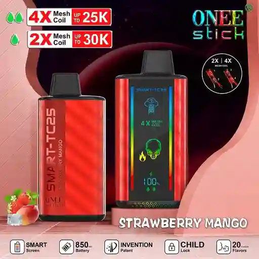 Vaper Smart Tc Tactil 25.000 Puffs Strawberry Mango