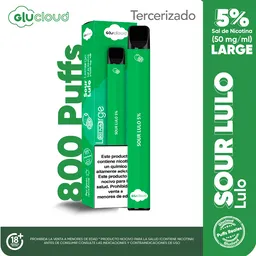 Vape Glucloud Lulo 800 Puffs 5%