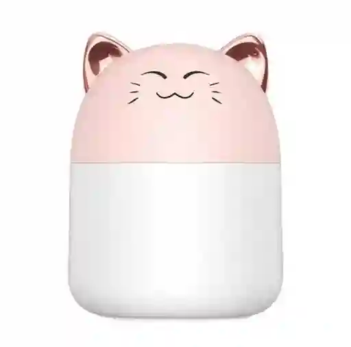 Humidificaro Mini Gato Color Rosa