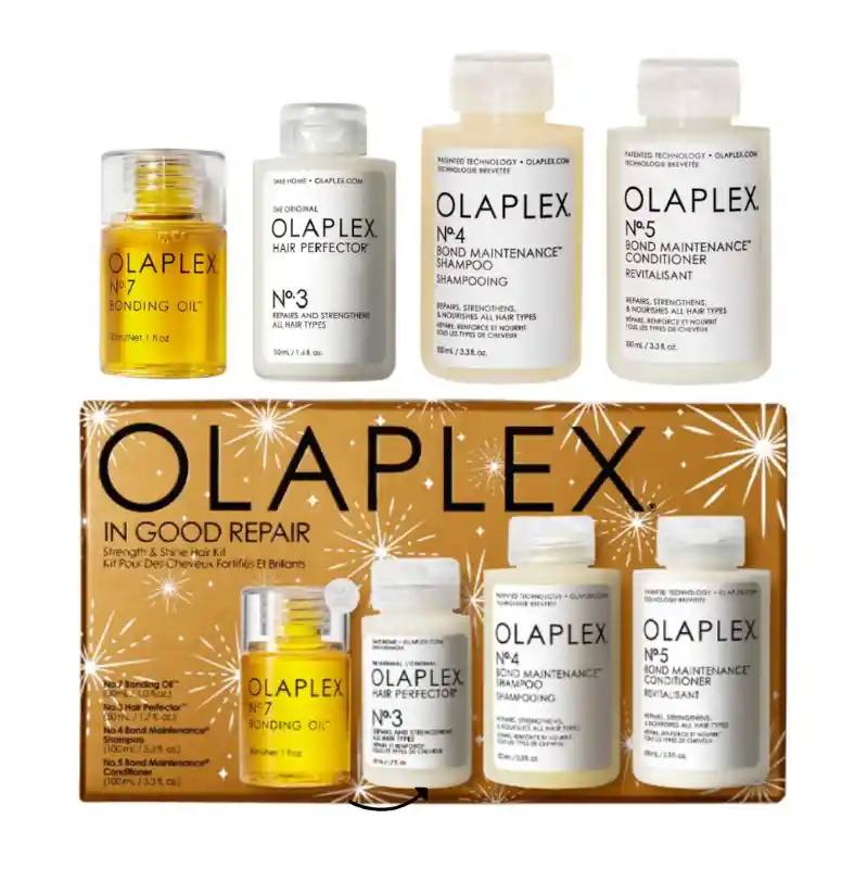 Kit De Rescate Olaplex In Good Repair Repara Y Protege N°3 50ml, N°4 100ml, N°5 100ml, No 7 30ml (edición Limitada)