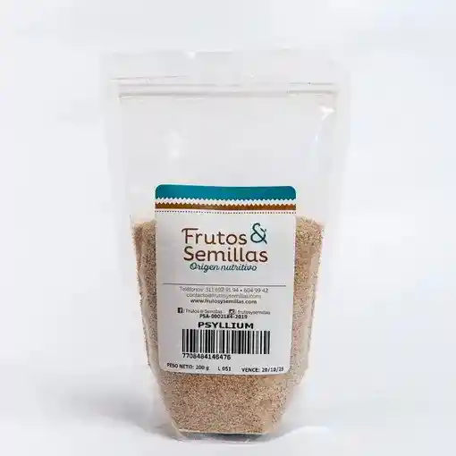 Psyllium Zipper - Frutos & Semillas