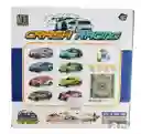 Juguete Kit De 8 Carros Crash Racing