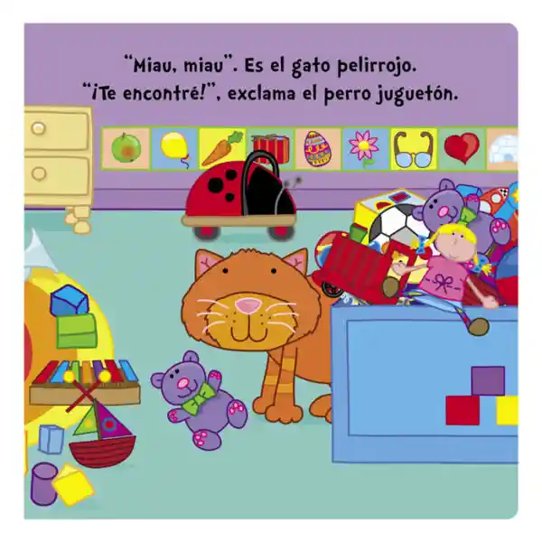 Libro Educativo Mascotas Juguetonas Escondidas Niños