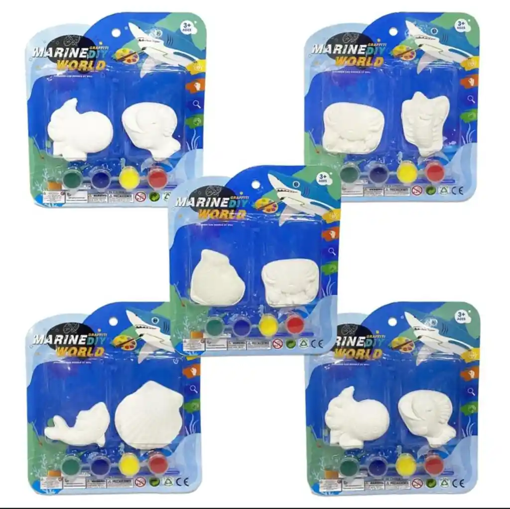 Juguete - Set De Porcelana Infantil X2 Para Pintar
