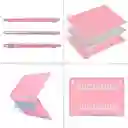 Carcasa Para Macbook Air M1 13.6 Pulgadas Flexible Rosado