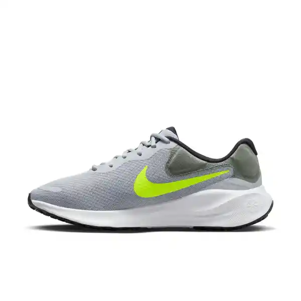 Nike Zapatos Revolution 7 Hombre Gris Talla 7.5 Ref: FB2207-002