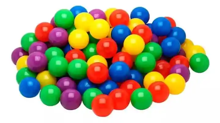 100 Unidades Pelotas Colores Surtidos Decoracion Y Recreacion Eventos