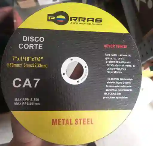 Disco De Corte Metal 7" Eco