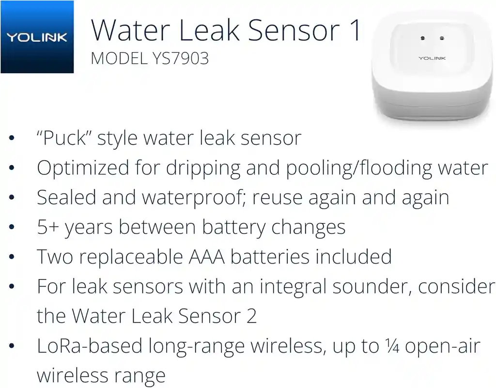 Hub Sensor Detector Fugas De Agua Lora Hasta 1/4 Milla Rango