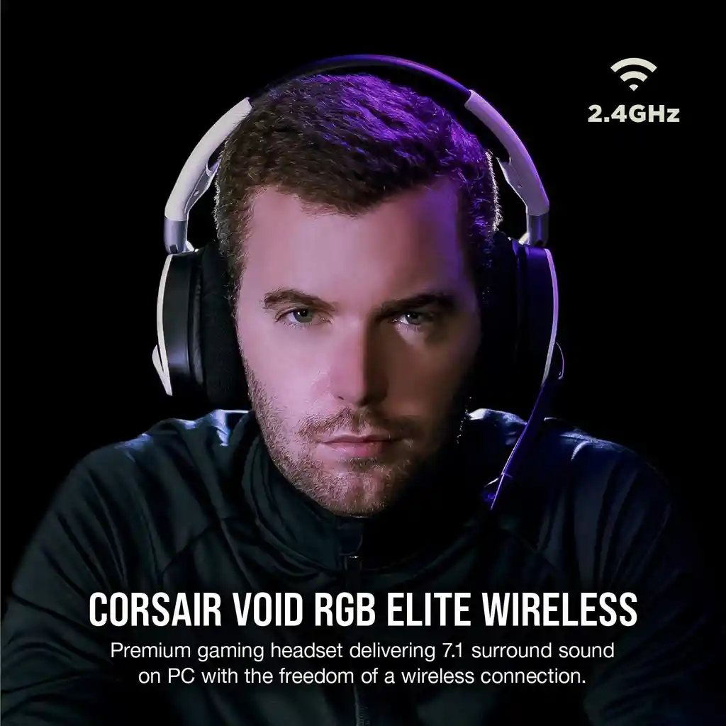 Diadema Audifono Corsair Void Rgb Elite Wireless Para Juegos