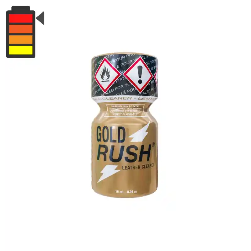 Popper Gold Rush Dilatador Anal Original Botella 10ml Dorado - ¡la Sensación Más Intensa!