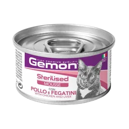 Gemon Cat Lata Sterilised Pollo Higado X 85 Gr			