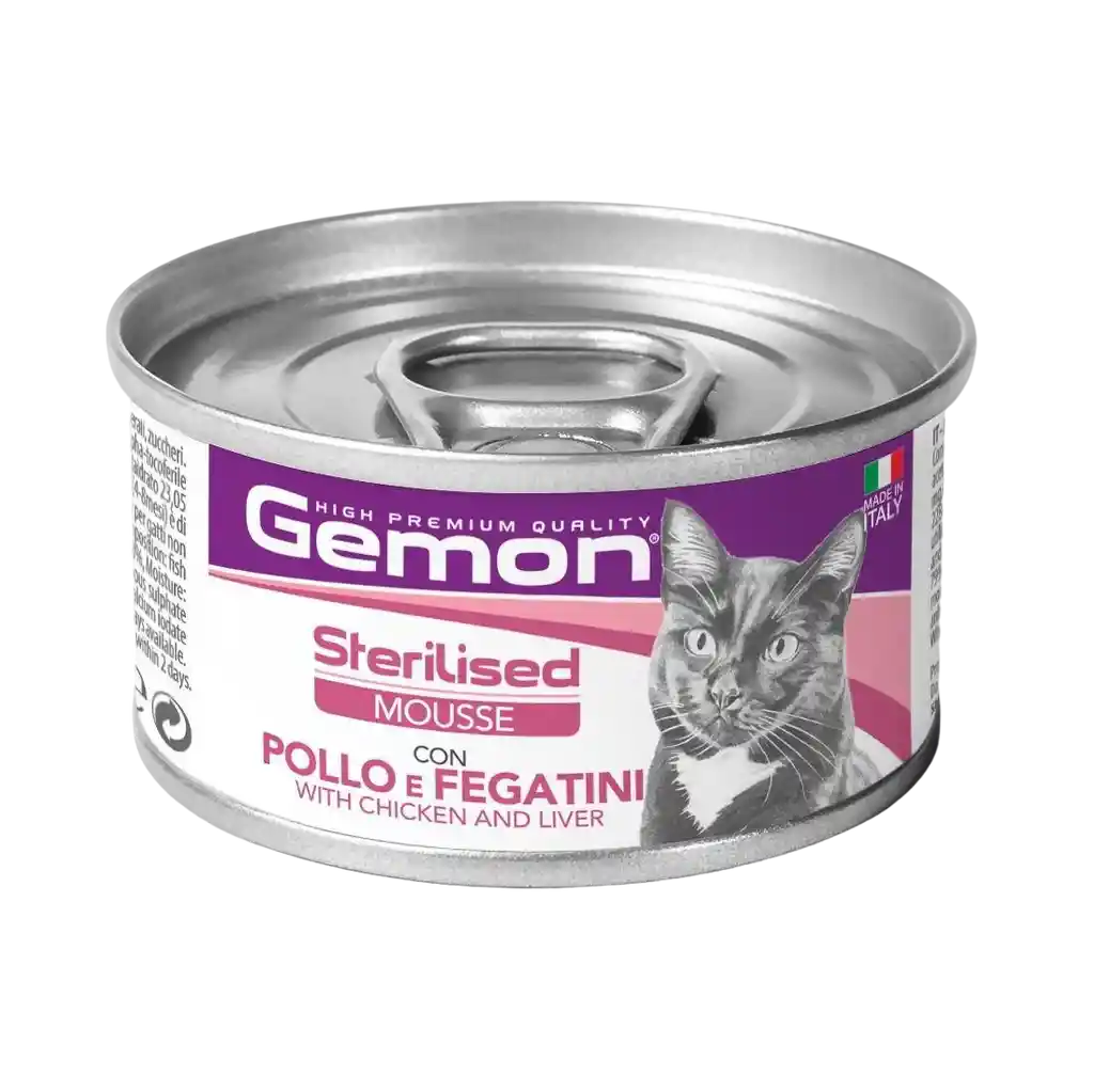 Gemon Cat Lata Sterilised Pollo Higado X 85 Gr			