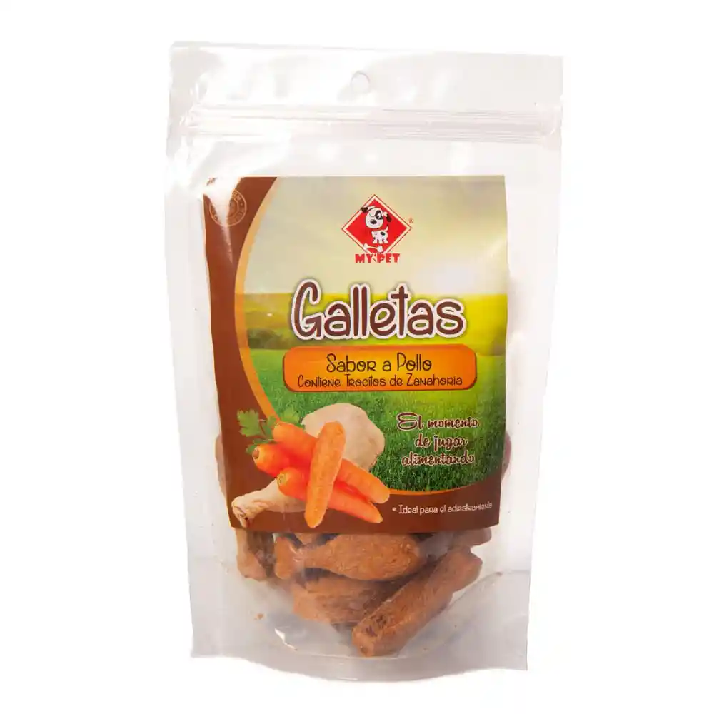 Galletas Pollo Zanahoria X 150 Gr			