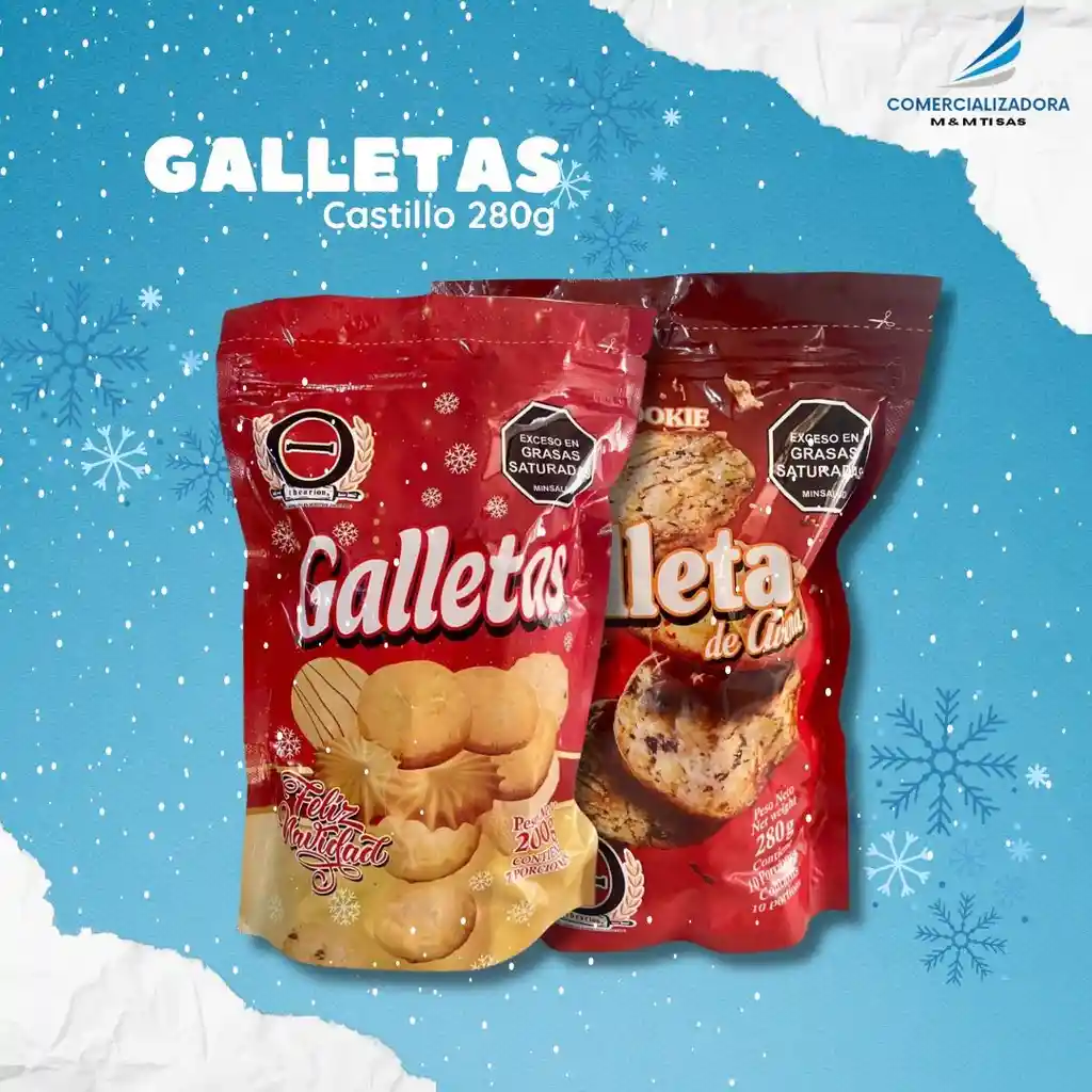 Galleta Navideña Bolsa X 280gr