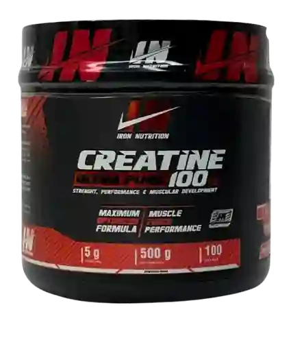 Creatina Ultra Pure Iron 100 Servicios 500g