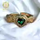 Anillo Corazón De Fe Y Guía