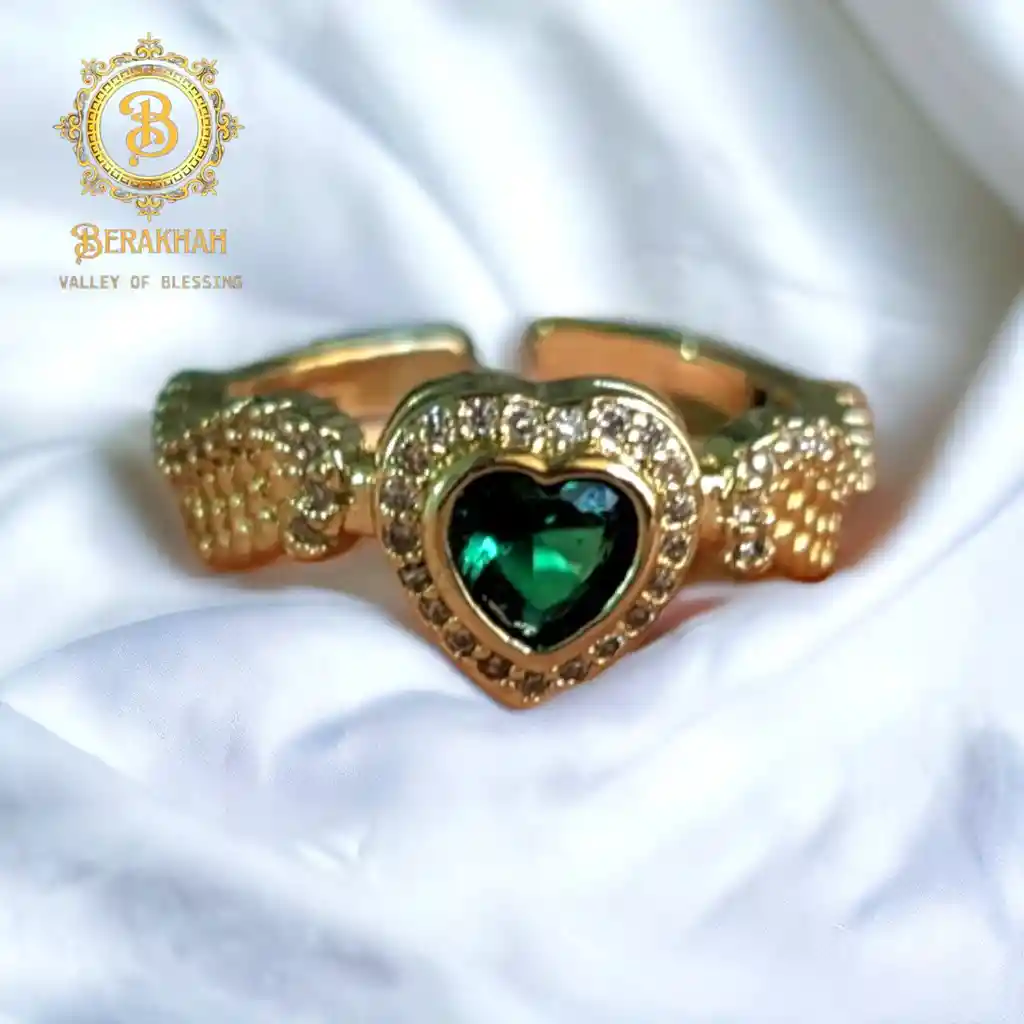 Anillo Corazón De Fe Y Guía