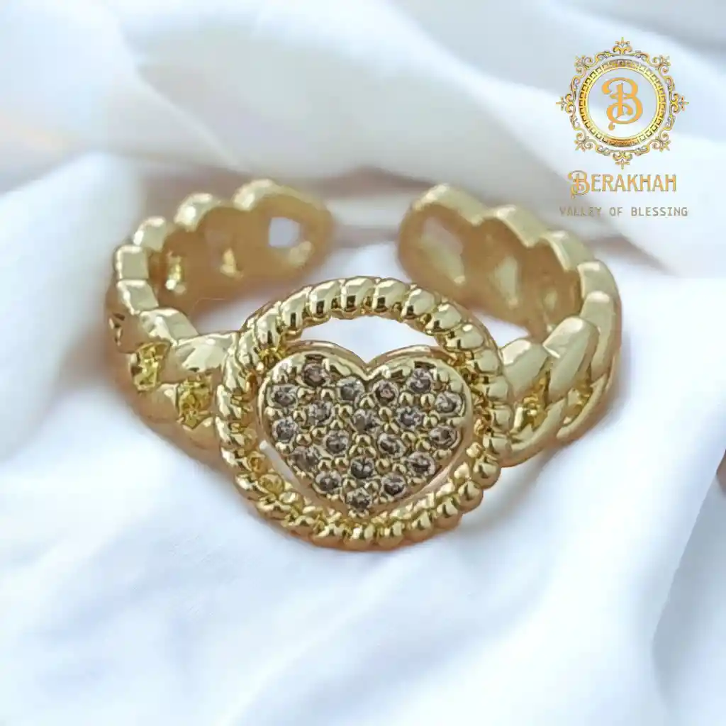 Anillo Corazón De Amor Eterno