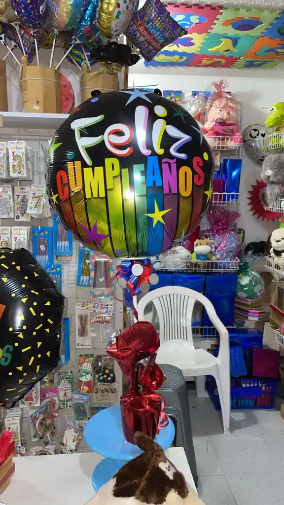 Globo Metalizado Centro De Mesa