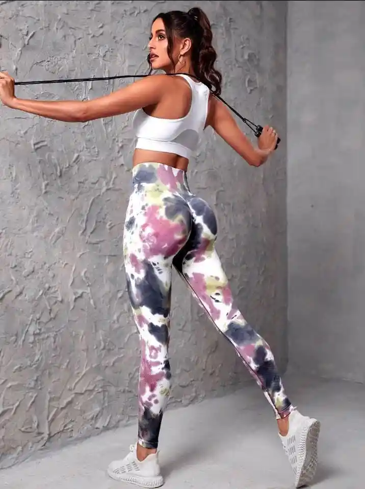 Leggings Sin Costuras Tie Dye