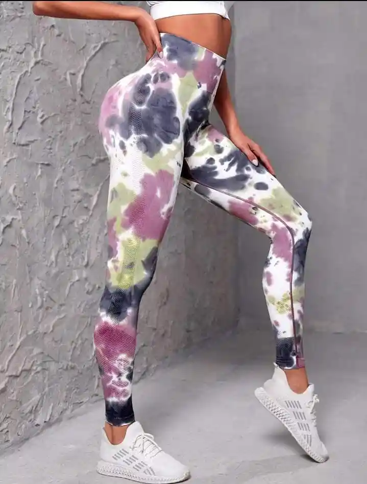 Leggings Sin Costuras Tie Dye