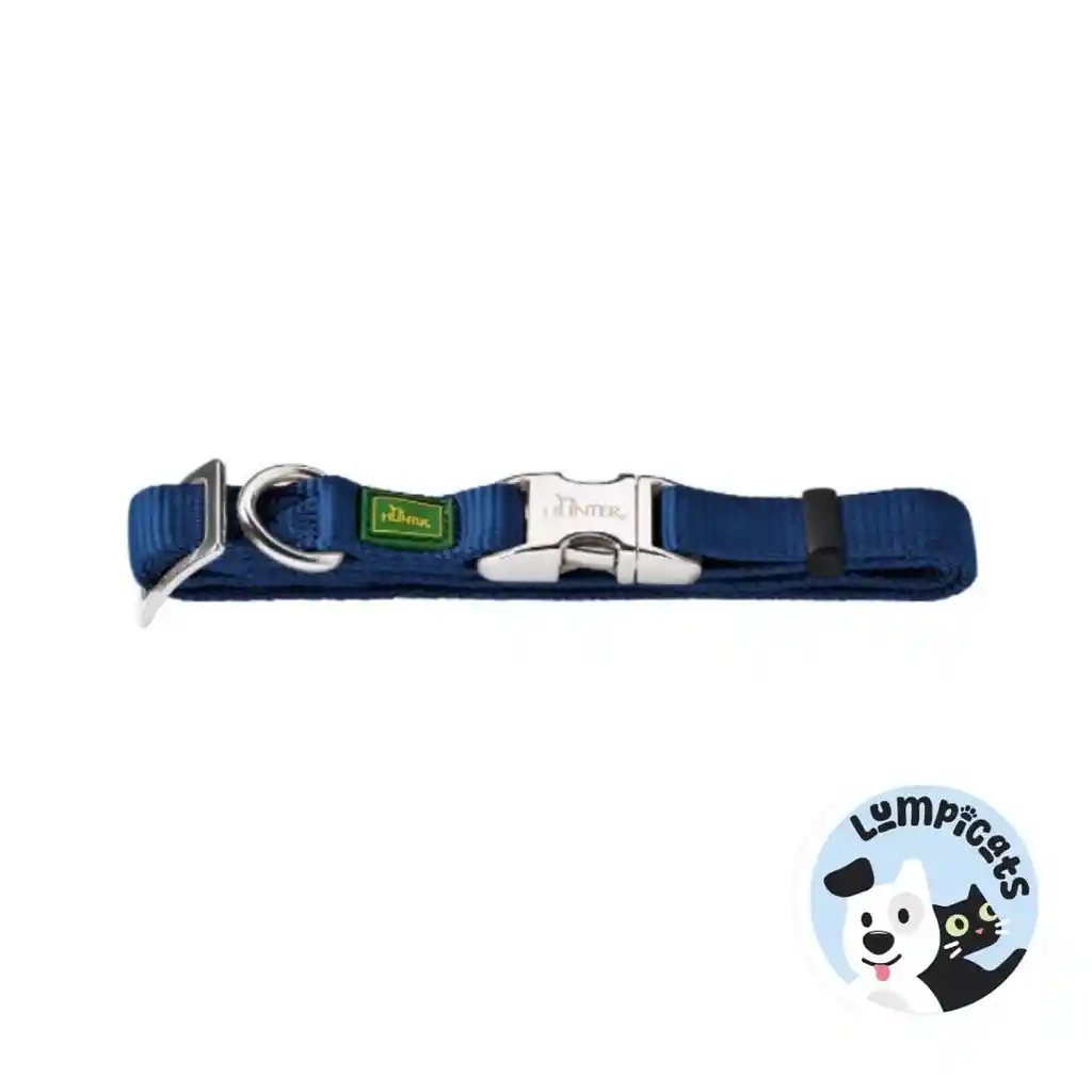 Hunter Dog Alu Strong Vb Collar 30-45 Cm M Azul Marina