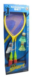 Juego De Bádminton Con Raquetas Y Pelotas Para Niños