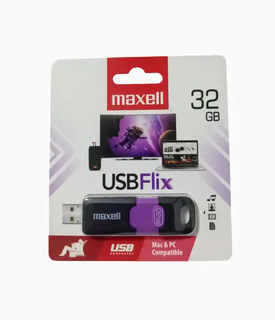 Memoria Usb Flix Maxell 32 Gb/2.0