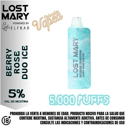 Vape Lost Mary Berry Rose Duo Ice 5000 Puffs 5%