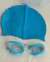 Gorro Natacion + Gafas Azul Claro