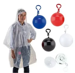 Capa Poncho Impermeable Portátil Lluvia Llavero Colores Surtidos