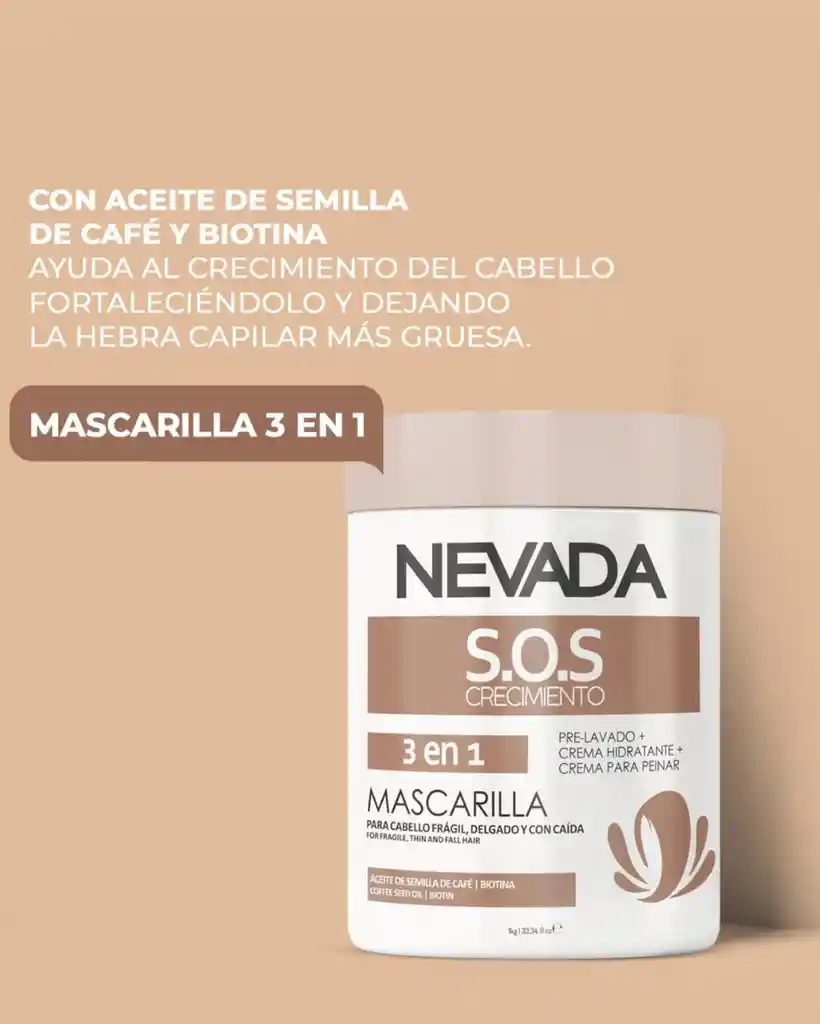 Mascarilla Sos Crecimiento