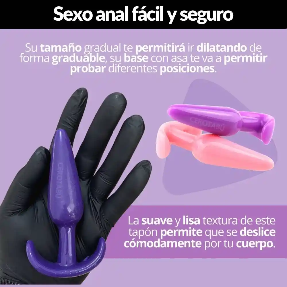 Iniciador Plug Anal Cuenta De Silicona Flexible