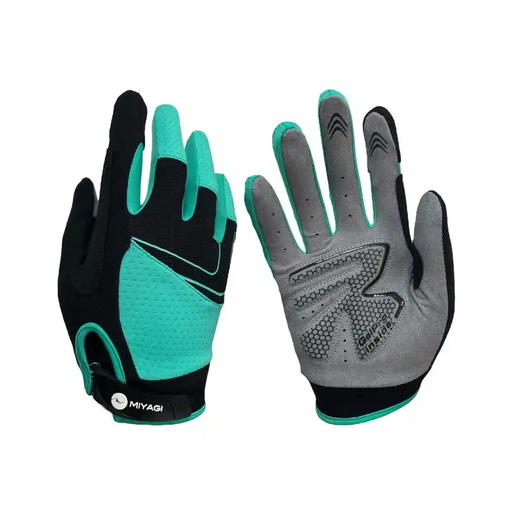 Guantes Ciclismo Miyagi, Training, Deportivo-m058788/ Turquesa-talla: S