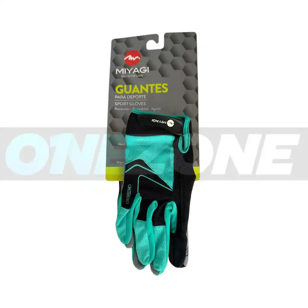 Guantes Ciclismo Miyagi, Training, Deportivo-m058788/ Turquesa-talla: S